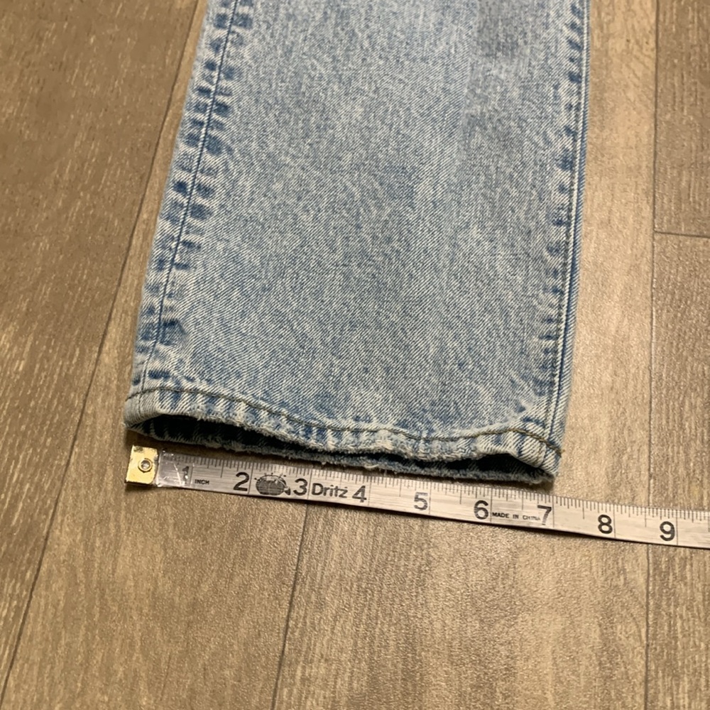 Mens American Eagle 90’s‎ Straight Distressed Washed Denim Jeans - Picture 3 of 7